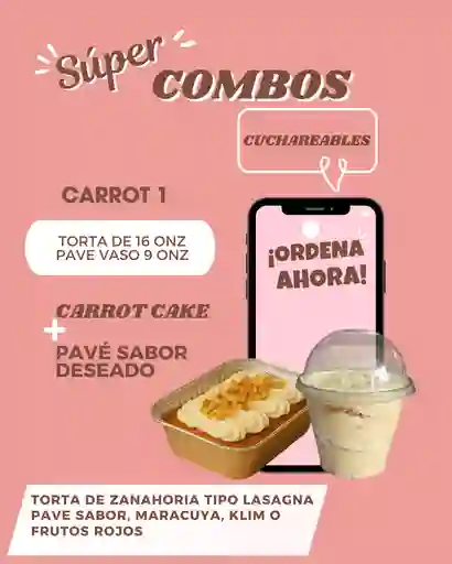 Torta De Zananhoria Tipo Lasagna + Pave De Sabor A Elección