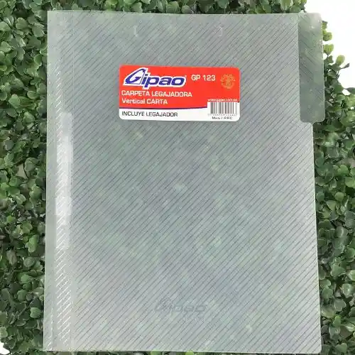 Carpeta Legajadora Plastica Carta - Transparente