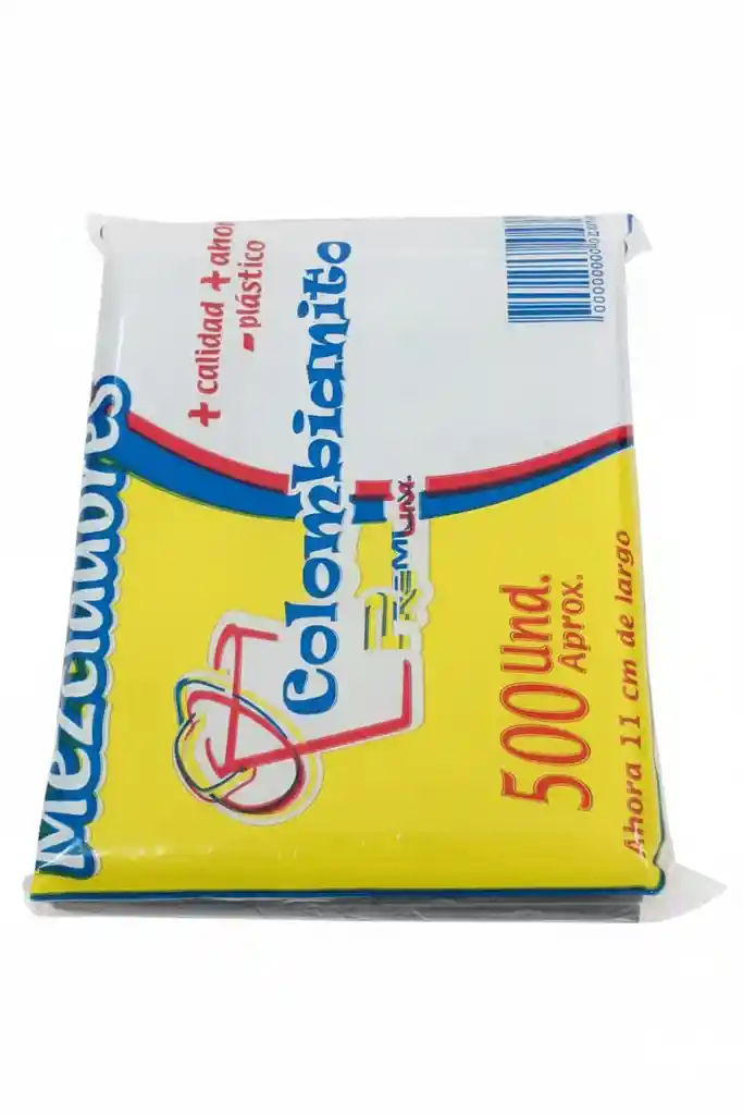 Mezcladores Negros Plasticos 500 Unidas