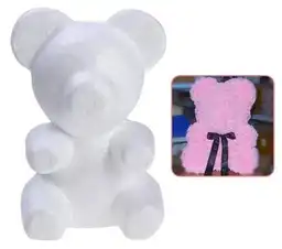 Oso De Icopor Mediano 26 Cm