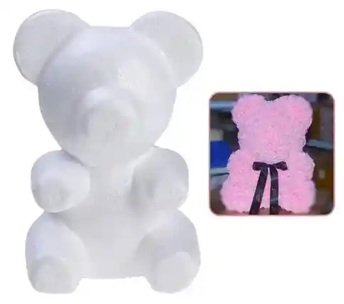 Oso De Icopor Mediano 26 Cm