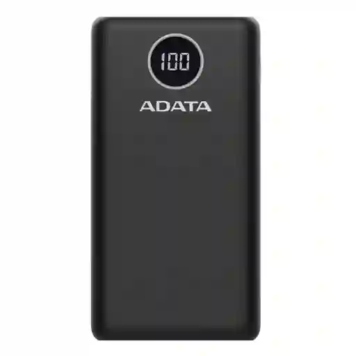 Bateria Externa Adata 20000mah Con Carga Rapida Usb-c Y Pantalla Led