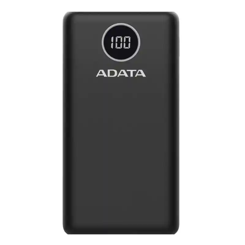 Bateria Externa Adata 20000mah Con Carga Rapida Usb-c Y Pantalla Led