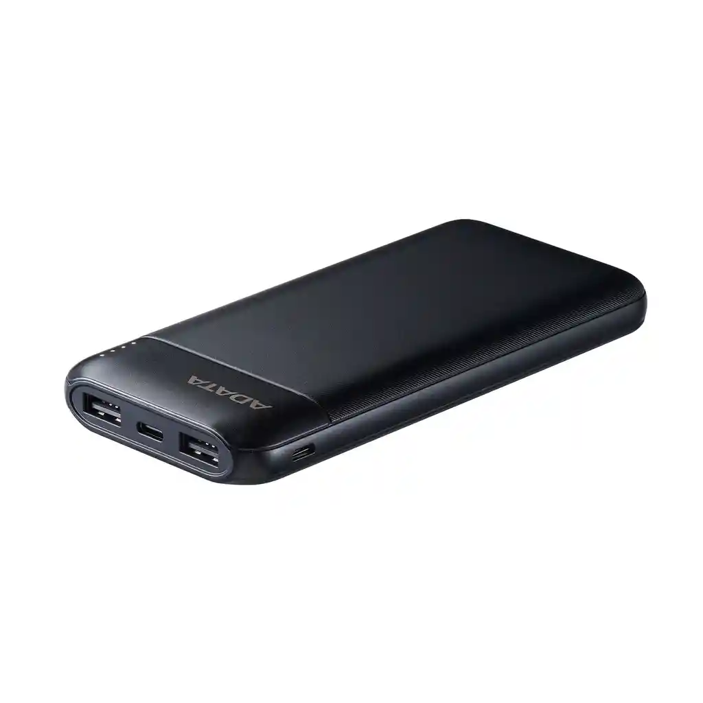 Bateria Cargador Portatil Adata Pc100 10.000 Mah 20w 3 Dispositivos Negro