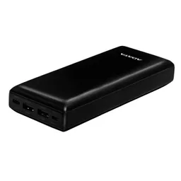 Cargador Bateria Portatil Adata Pbc20 20.000 Mah Usb Tipo A Y C Negro