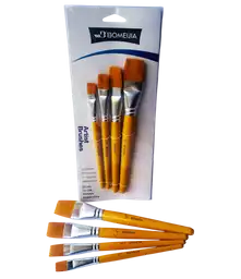 Arte Set Pinceles Planos X4