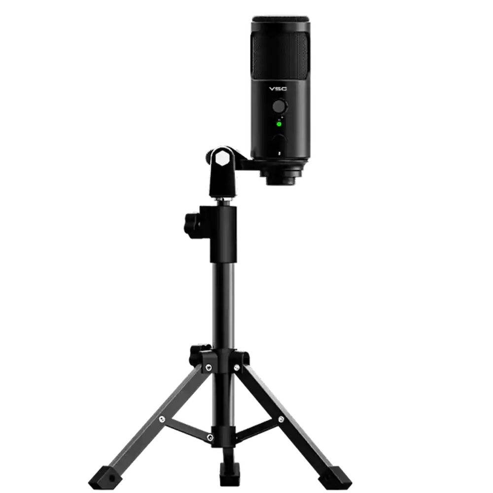 Microfono Tipo Gamer/podcast Con Base Para Escritorio Omakara Vsg Original - Contra Entrega