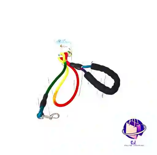 Lazo Para Mascota Arcoiris Arcoiris Mango Espuma