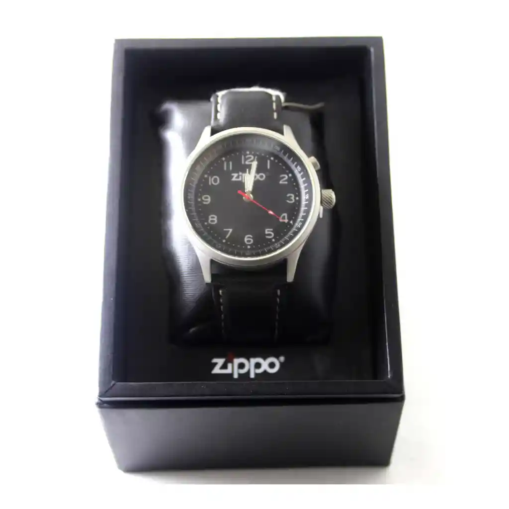 Reloj Zippo Deportivo Pulso En Cuero