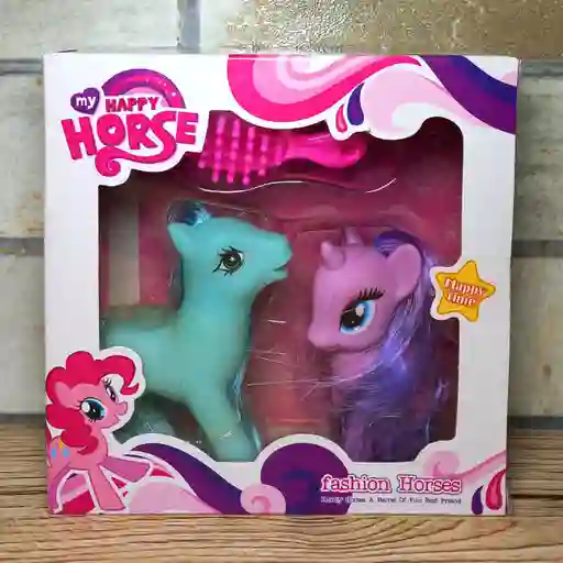 Set X2 Pony Pequeño Caja