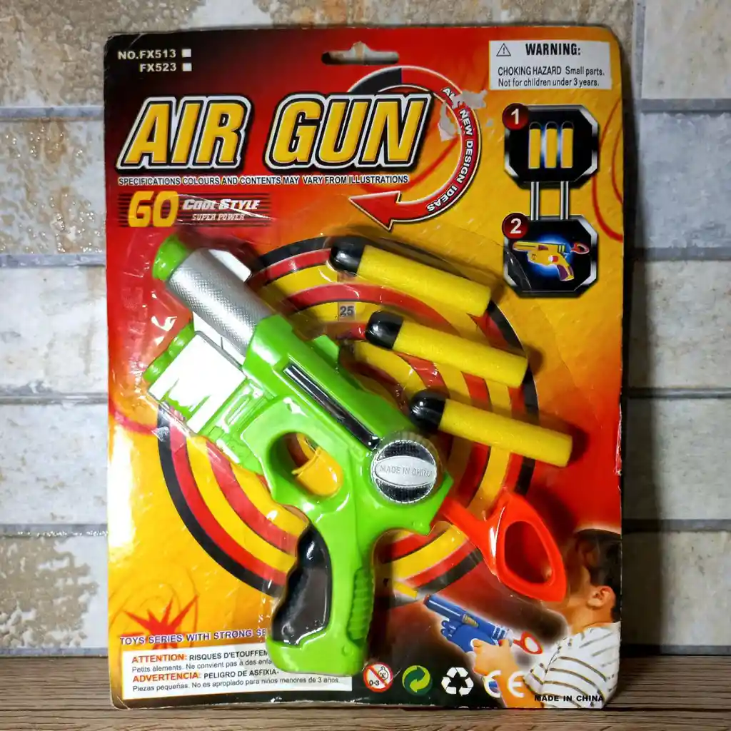 Pistola De Dardo Importada Blister