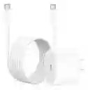 Cargador Con Cable35w Para Iphone 15, 15 Pro, 16