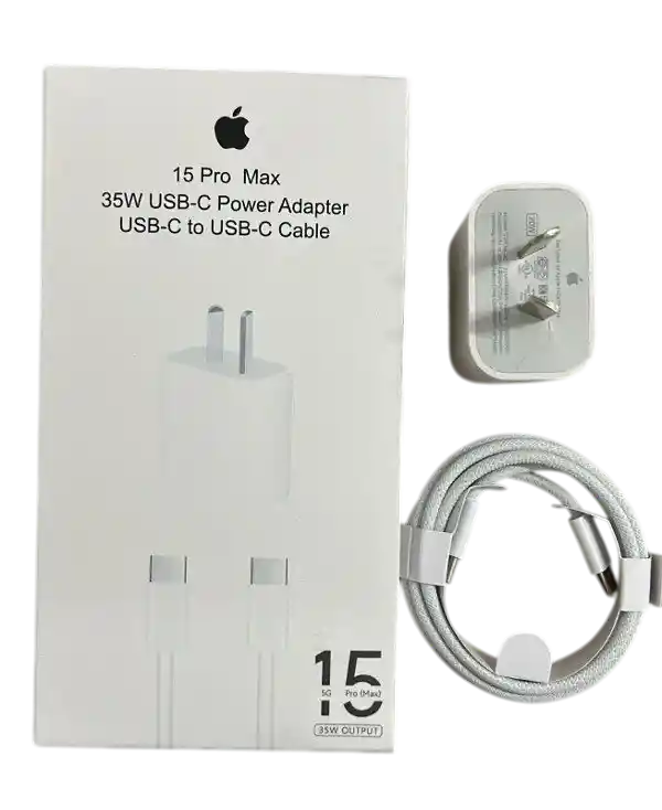 Cargador Con Cable35w Para Iphone 15, 15 Pro, 16