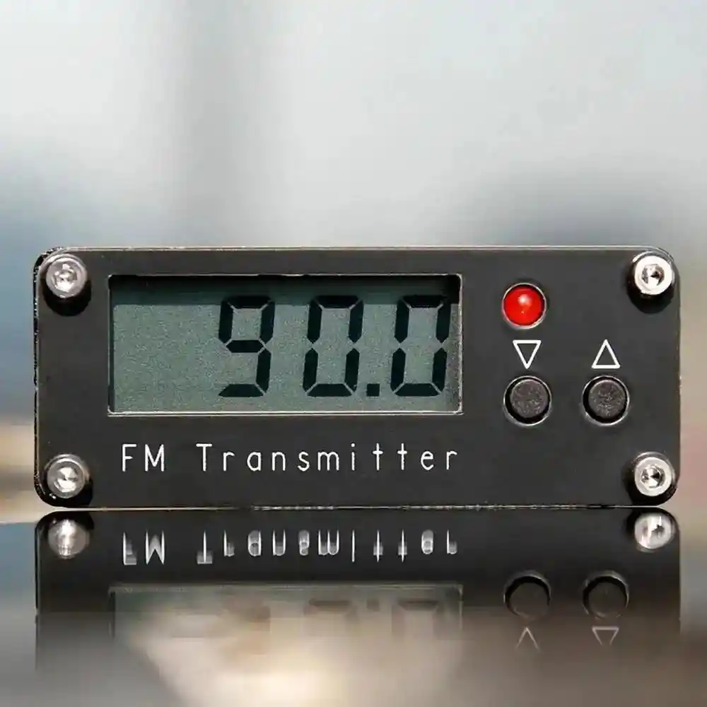 Trasmisor Fm Estereo 0.5w 2km76-108mhz Con Antena De Radio
