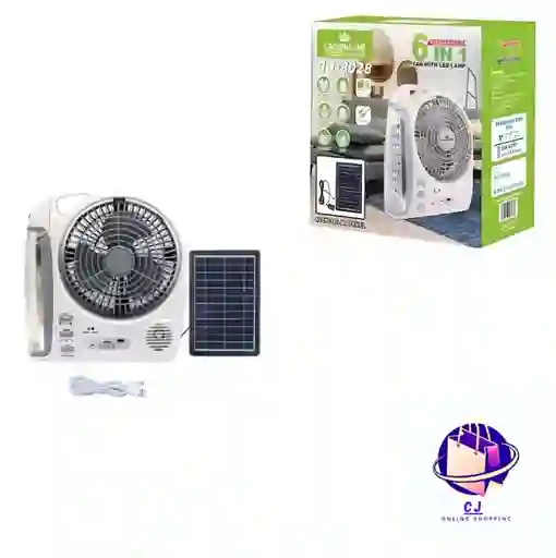 Ventilador Multifuncion 6en1 (radio/bluthoo)