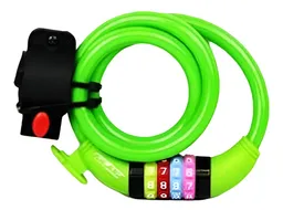 Candado De Cable Espiral De Clave 12x100 Verde