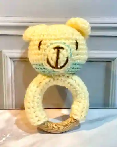 Sonajero, Muñeco De Apego Oso