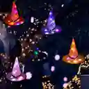 Gorro Sombrero Led De Bruja Disfraz Halloween Decoracion