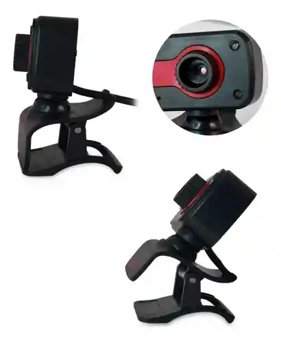 Cámara Web 480p Color Negro Cable Usb Video