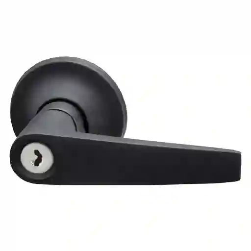 Cerradura / Chapa De Manija Segurex Júpiter Alcoba A50ws Negro Mate