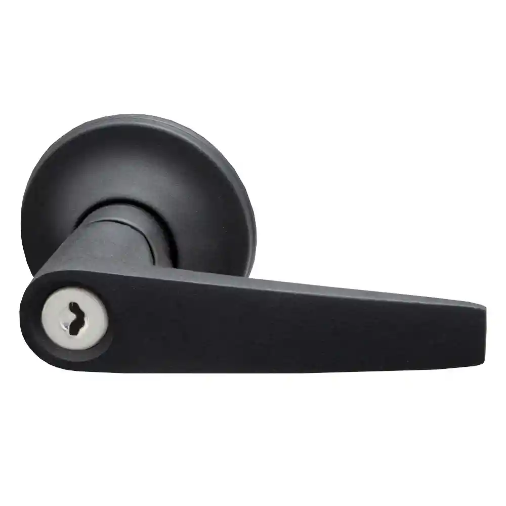 Cerradura / Chapa De Manija Segurex Júpiter Alcoba A50ws Negro Mate