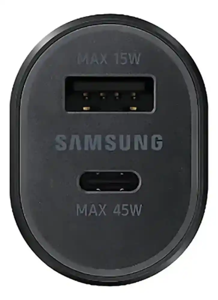 Cargador De Carro 2 En 1 De 45w + 15w Samsung