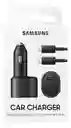 Cargador De Carro 2 En 1 De 45w + 15w Samsung