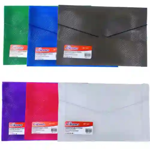 Carpeta Fuelle Plastica Con Resorte