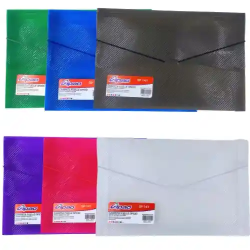 Carpeta Fuelle Plastica Con Resorte