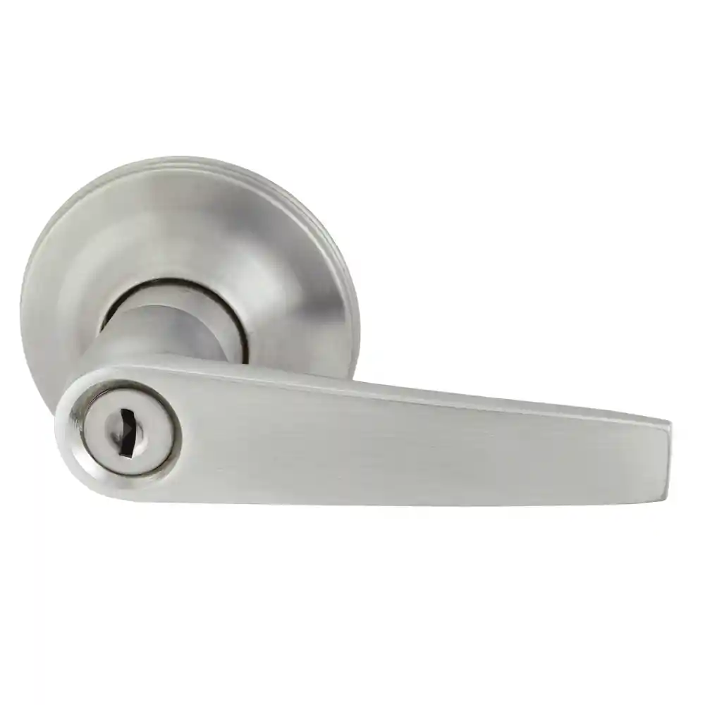 Cerradura / Chapa De Manija Segurex Júpiter Baño A40s Cromado Mate