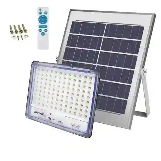 Reflector Solar Led 400w Panel Solar, Control Remoto, Potencia, Ahorro Lampara Luz Blanca