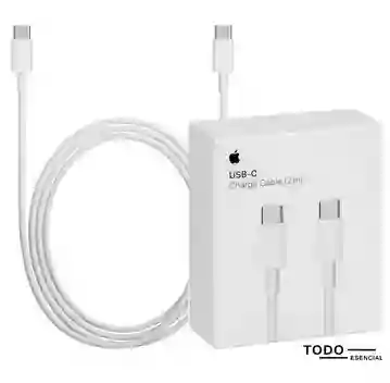 Cargador Iphone Tipo C Cable 2 Metros