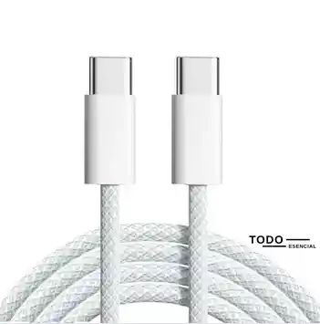 Cargador Iphone Tipo C Cable 2 Metros