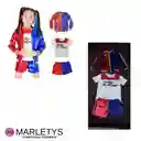 Disfraz Harley Quinn Niña Talla 8