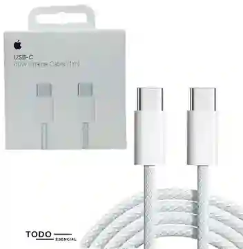Cargador Iphone Tipo C Genérico Cable Iphone 1 Metro