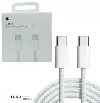 Cargador Iphone Tipo C Genérico Cable Iphone 1 Metro