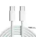 Cargador Iphone Tipo C Genérico Cable Iphone 1 Metro