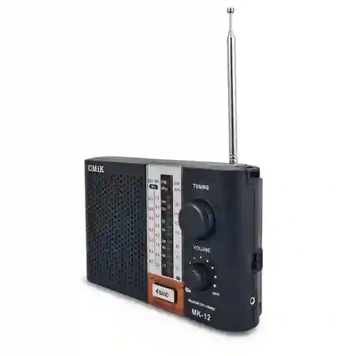 Radio Corriente Y Pila Cmik 4 Bandas Icf12