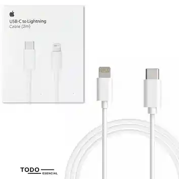 Cargador Iphone Usb-c To Lighting 2m Generico Cable Iphone