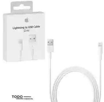 Cargador Iphone Lightning To Usb Generico Cable Iphone 2 Metros