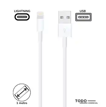 Cargador Iphone Lightning To Usb Generico Cable Iphone 1 Metro