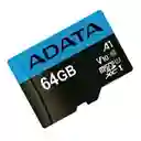 Memoria Micro Sd Adata 64gb Clase 10 Con Adaptador