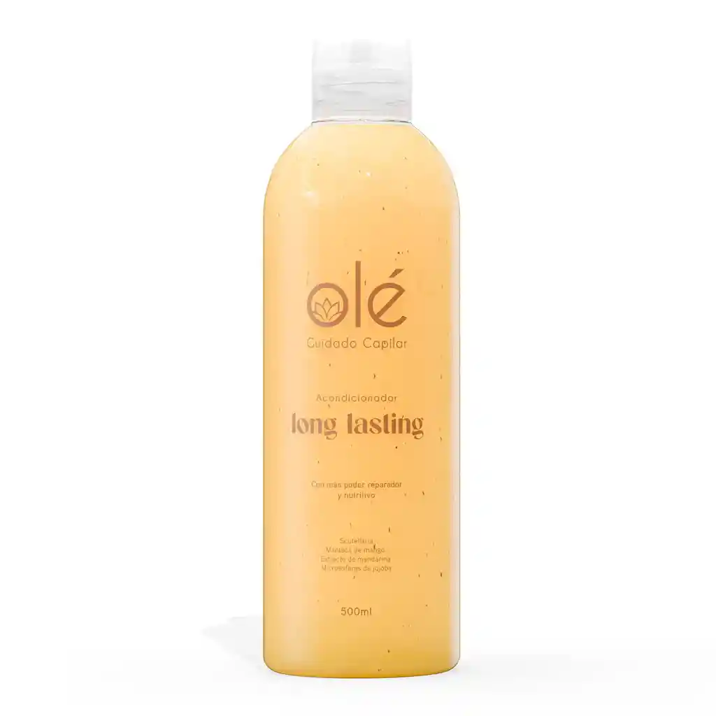 Olé Acondicionador Long Lasting Jarabe De Mango, Hidratación Profunda, Reparación Y Protección 500 Ml
