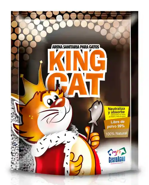 Arena Sanitaria Para Gatos King Cat Olor A Café