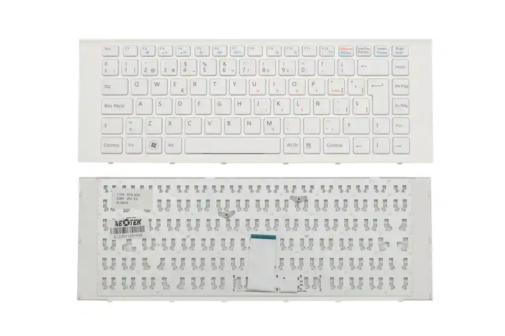 Teclado Sony Vpc-eg Blanco