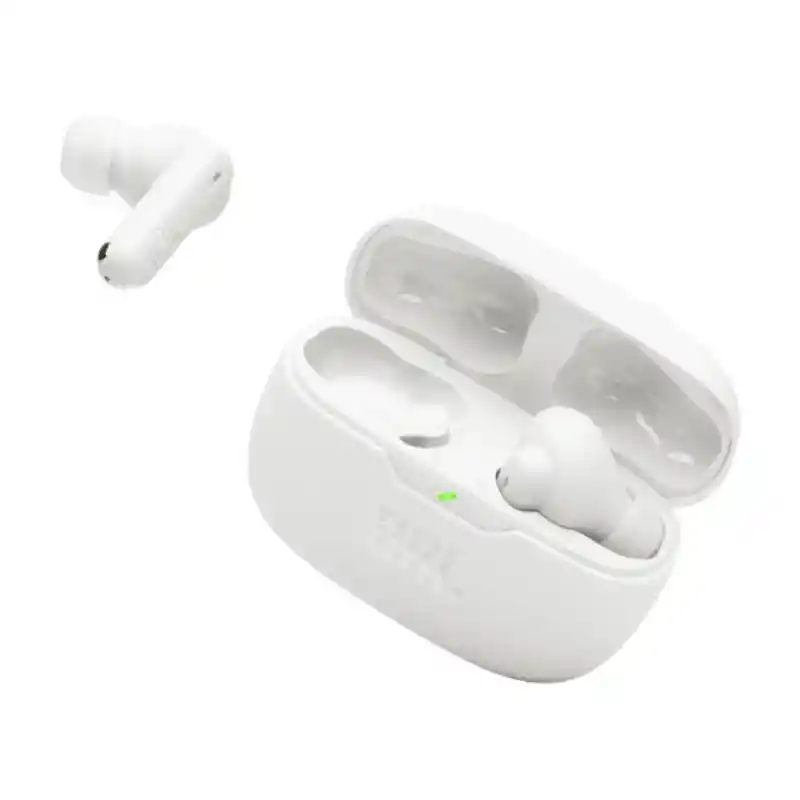 Audífonos Jbl Wave Beam 2 Bluetooth | Cancelación De Ruido, 40h De Batería, Blanco