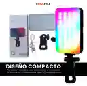 Luz Led Portátil Rgb Spot Mini Para Celular Y Laptop 96 Leds Iluminación Regulable