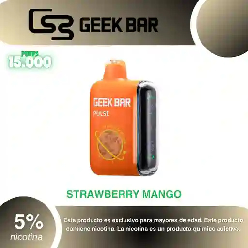 Vape Geek Bar Pulse 15.000 Pufs, Strawberry Mango 5%