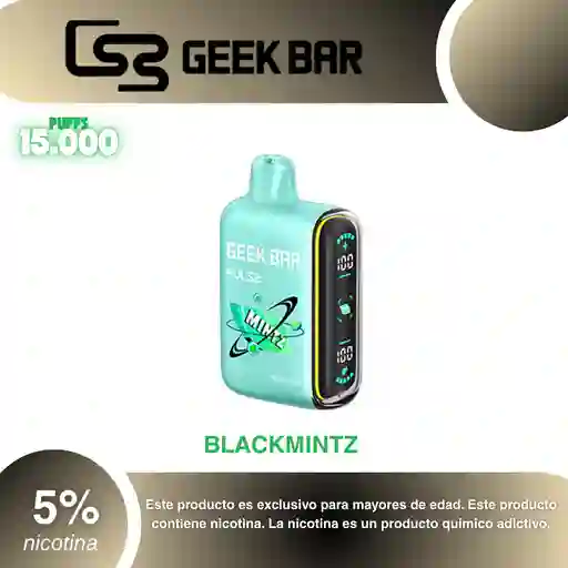 Vape Geek Bar Pulse 15.000 Pufs, Blackmintz 5%