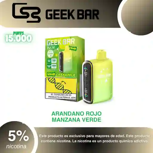 Vape Geek Bar Pulse 15.000 Pufs, Sour Cranapple 5%